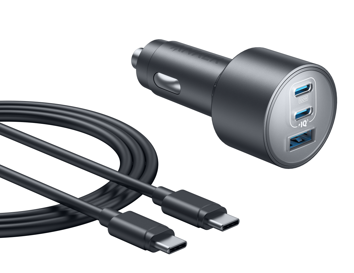 Anker Nano Car Charger (167.5W, 3 Ports)