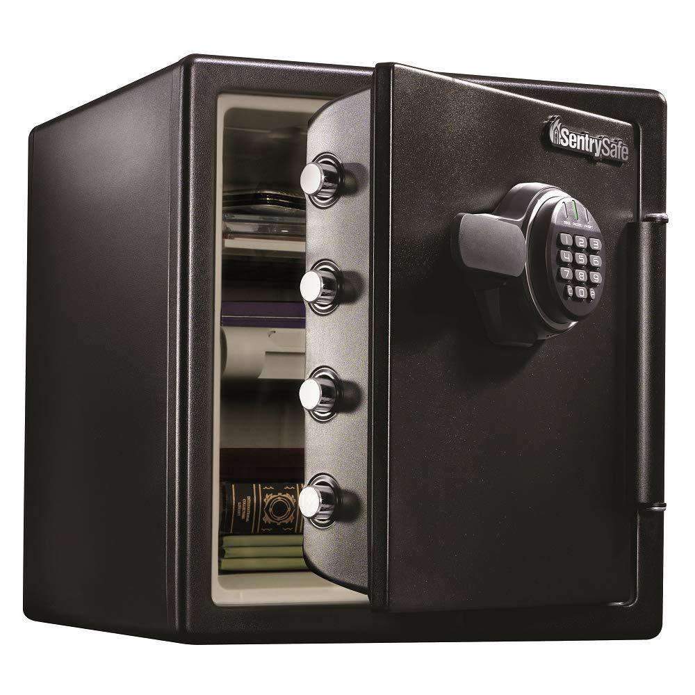 SentrySafe Fireproof and Waterproof Safe with Electronic Keypad - 1.23 Cubic Feet